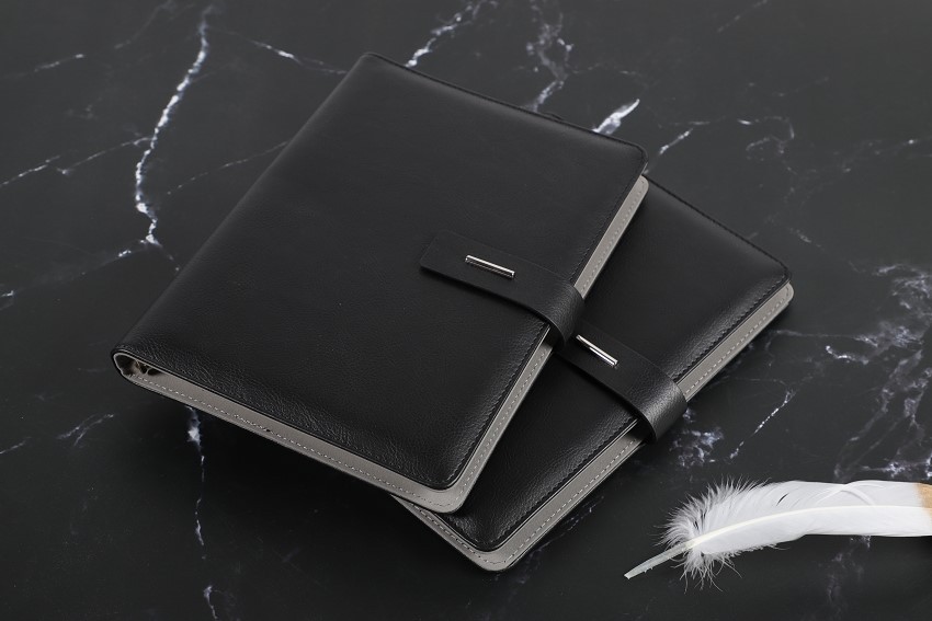 leather notebook black leather notebook black
