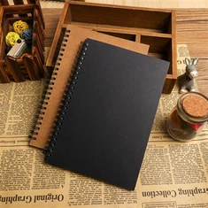 كراسة الرسم الورقية السوداء